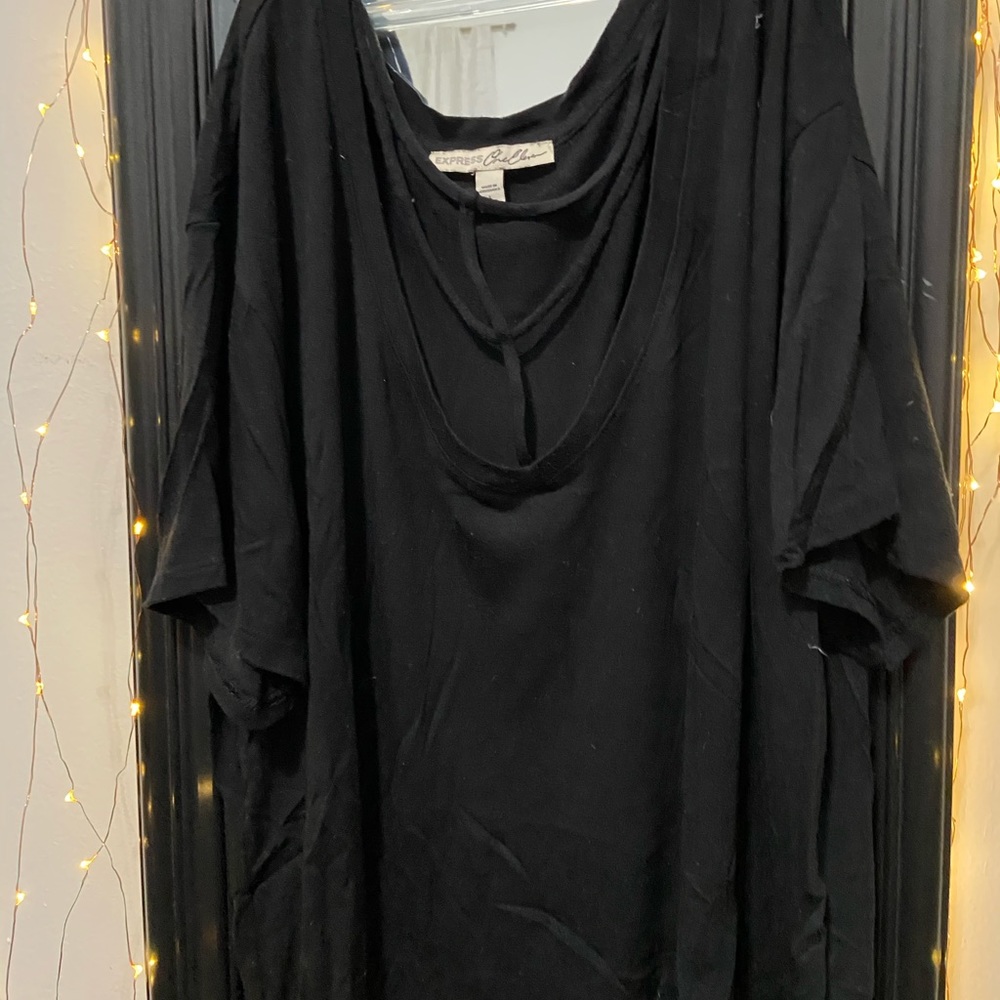 Express One Eleven Strappy Loose Tee